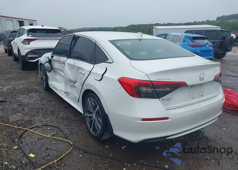 2022 Honda Civic Touring z USA, uszkodzony, nr VIN 2HGFE1F92NH314745